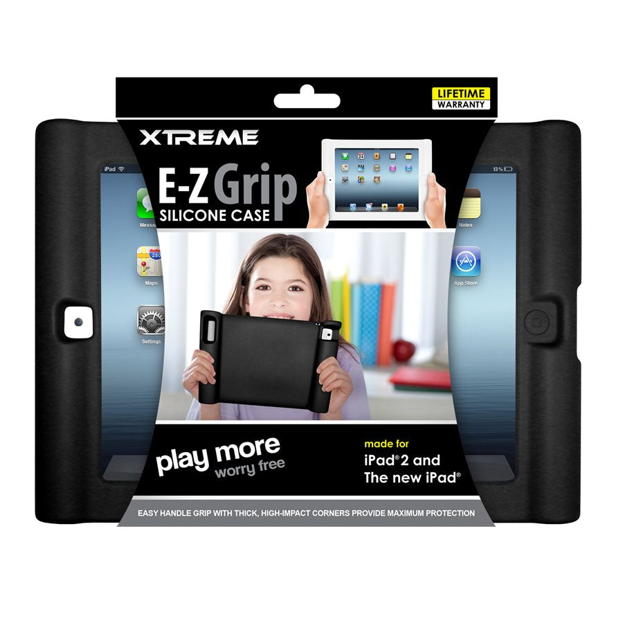 Étui en silicone Xtreme E-Z Grip pour iPad 2 et le nouvel iPad