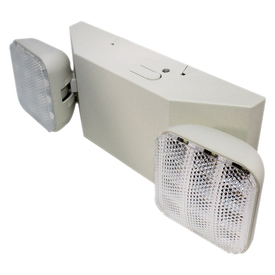 Unité d′éclairage de secours à double tête - 280 Lumens - 6000K