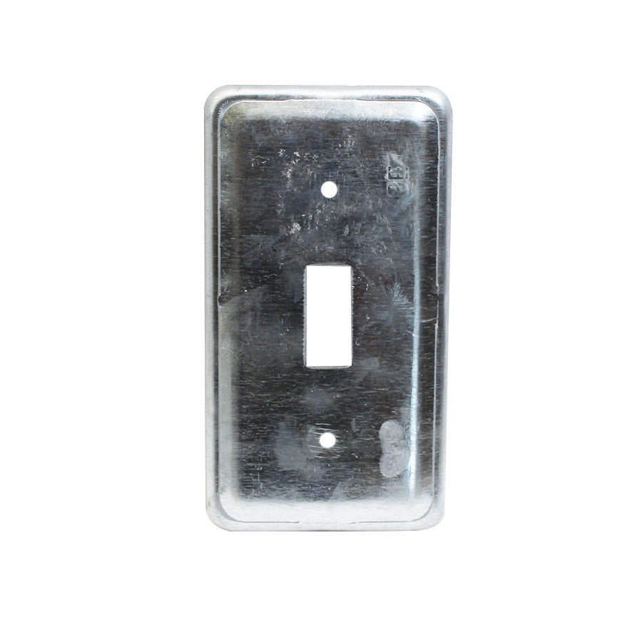 Couvercle rectangulaire surélevé de boîte électrique pour interrupteur à bascule - 4 x 2″