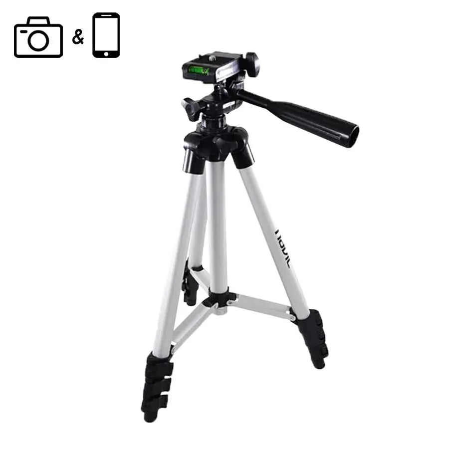 Trépied universel ajustable avec niveau à bulle intégré pour caméra et téléphone intelligent - 35 cm à 105 cm