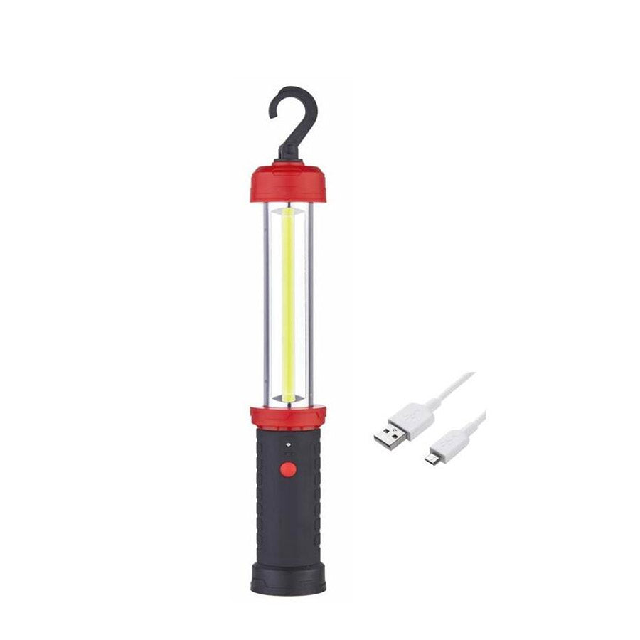 Lampe de travail DEL rechargeable avec crochet et base magnétique - 3 W