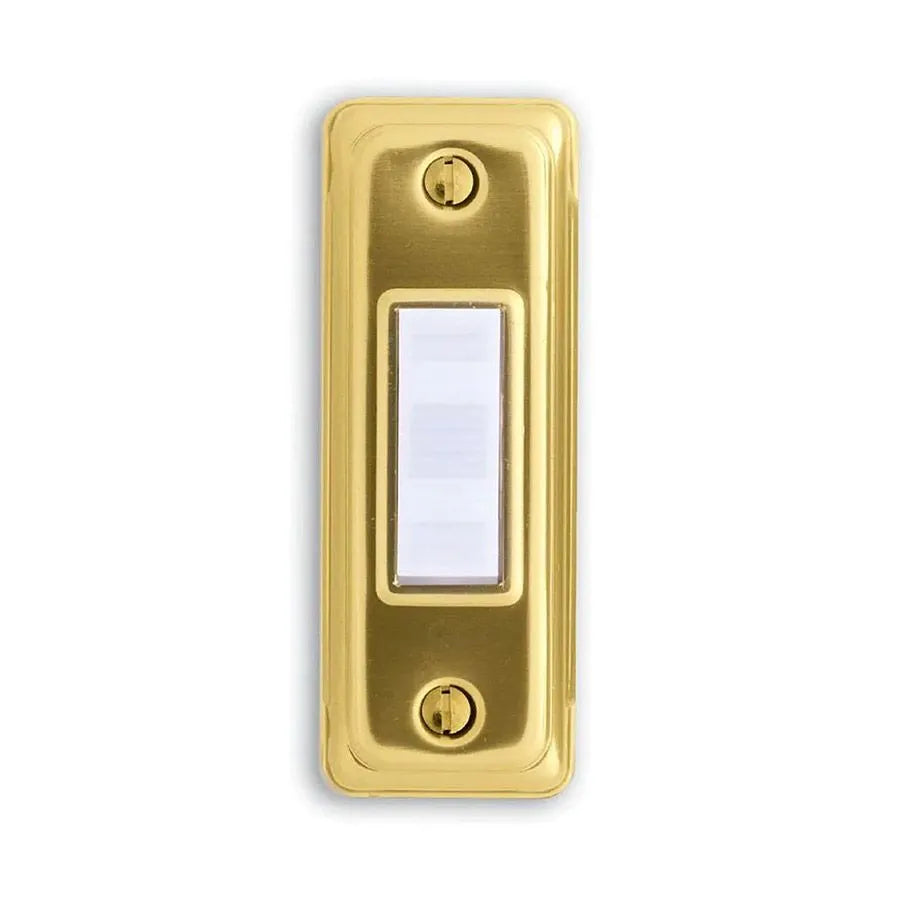Bouton poussoir rétroéclairé filaire - Laiton