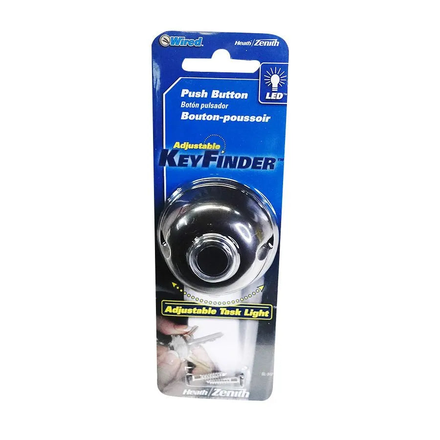 Bouton poussoir filaire avec éclairage pour clé - Bronze