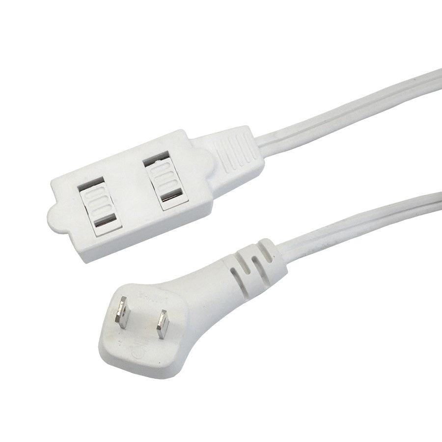 Rallonge électrique à 3 prises inviolables - 2C/16 AWG - Intérieur - 125 V - 13 A - Blanc - 2.5 m