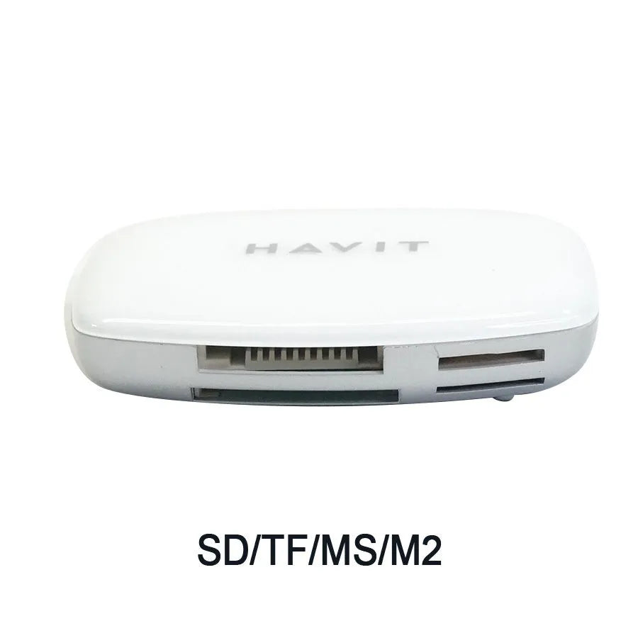 Concentrateur USB 2.0 avec lecteur de cartes - 3 X USB/SD/TF/MS/M2