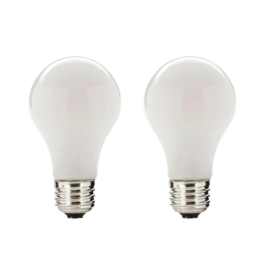 Ampoule halogène graduelle A19 - 43W - E26 - 2700K - Paquet de 2