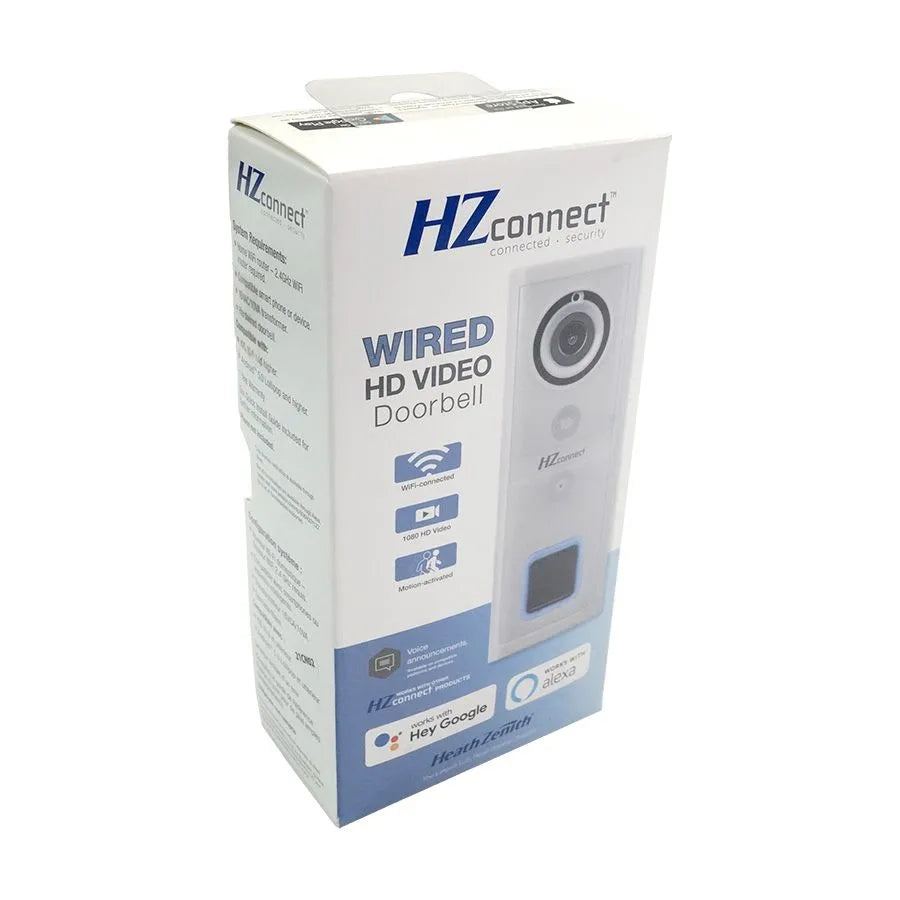 Sonnette Wi-Fi intelligente filaire avec caméra HD