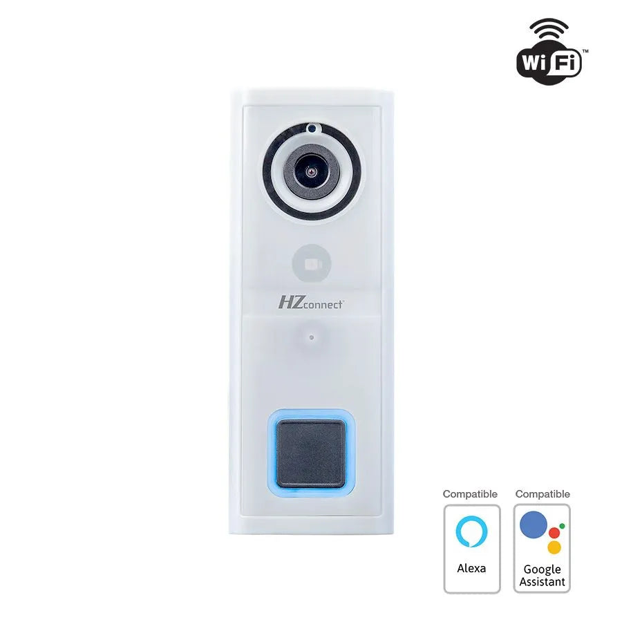 Sonnette Wi-Fi intelligente filaire avec caméra HD
