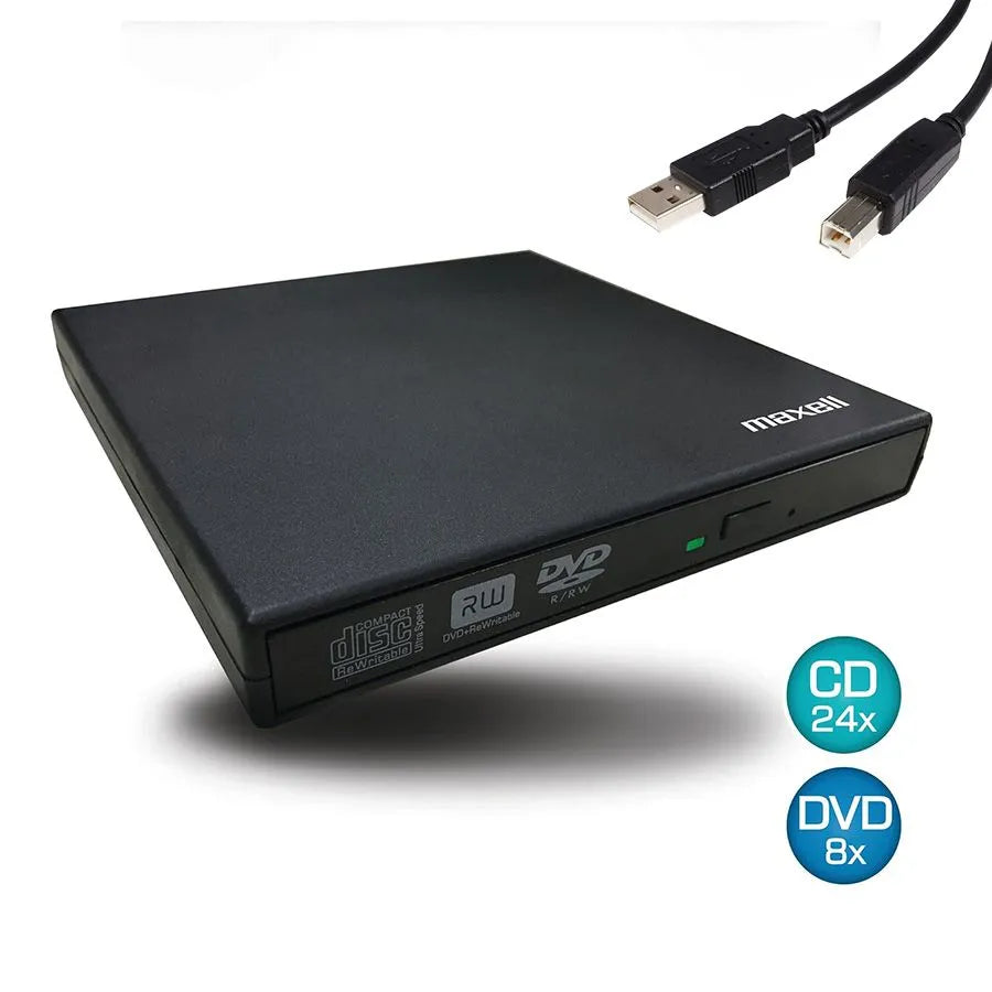 Graveur de CD /DVD Externe MAXELL - 8X/24X - USB 2.0