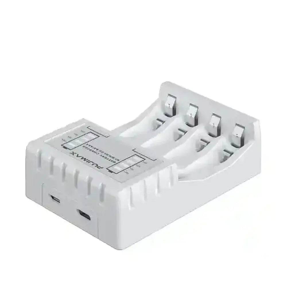 Chargeur USB Intelligent 4 Baies pour Piles AA & AAA Ni-mh/Ni-cd