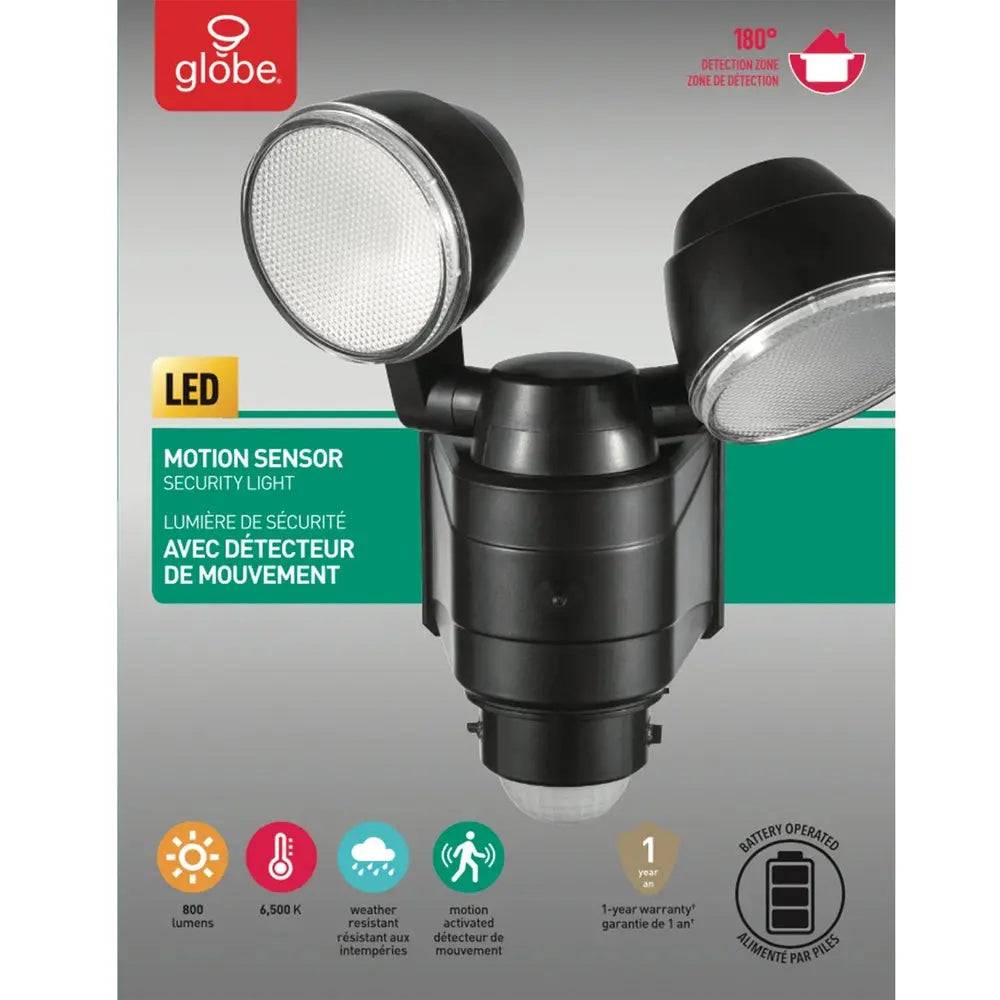 Luminaire de sécurité LED à détection de mouvement