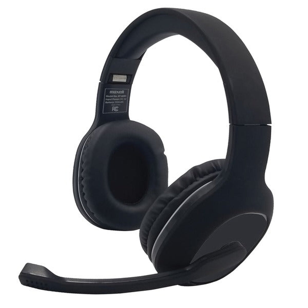 Casque d'écoute stéréo Bluetooth avec microphone sur perche