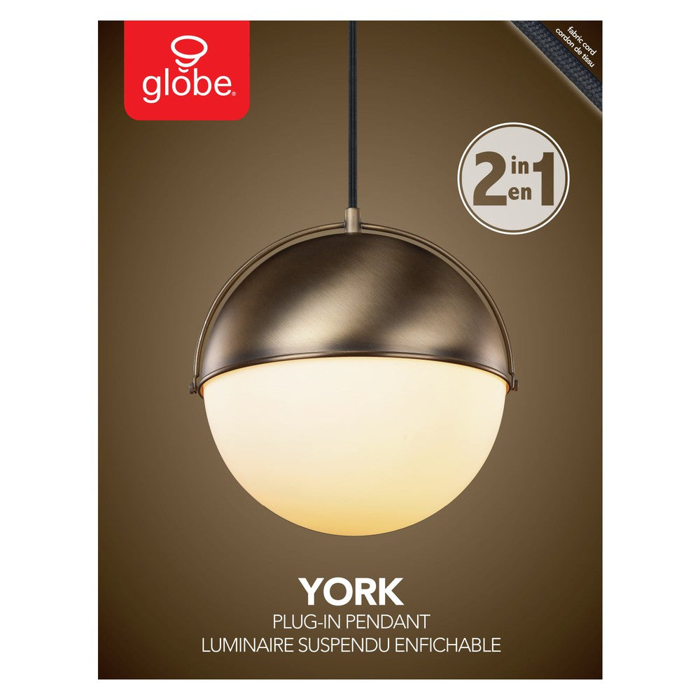 Suspension Rétro Or Mat 2-en-1 pour Salle à Manger et Salon