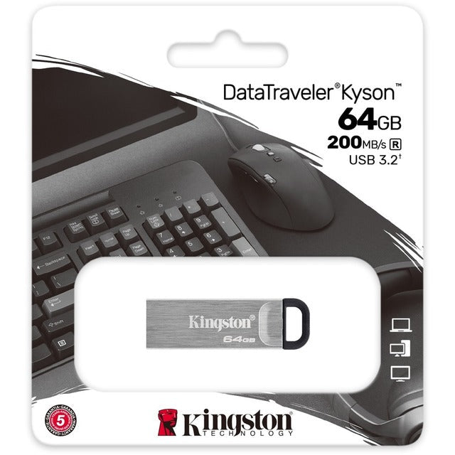 Clé USB Kingston DataTraveler® Kyson 64Go USB 3.2 Gen 1