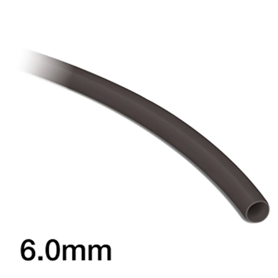 Gaine thermorétractable - 6 mm (1/4″) - Ratio 2:1 - 1.2 m - Noir