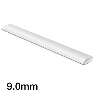 Gaine thermorétractable - 9 mm (3/8″) - 1.2 m - Blanc