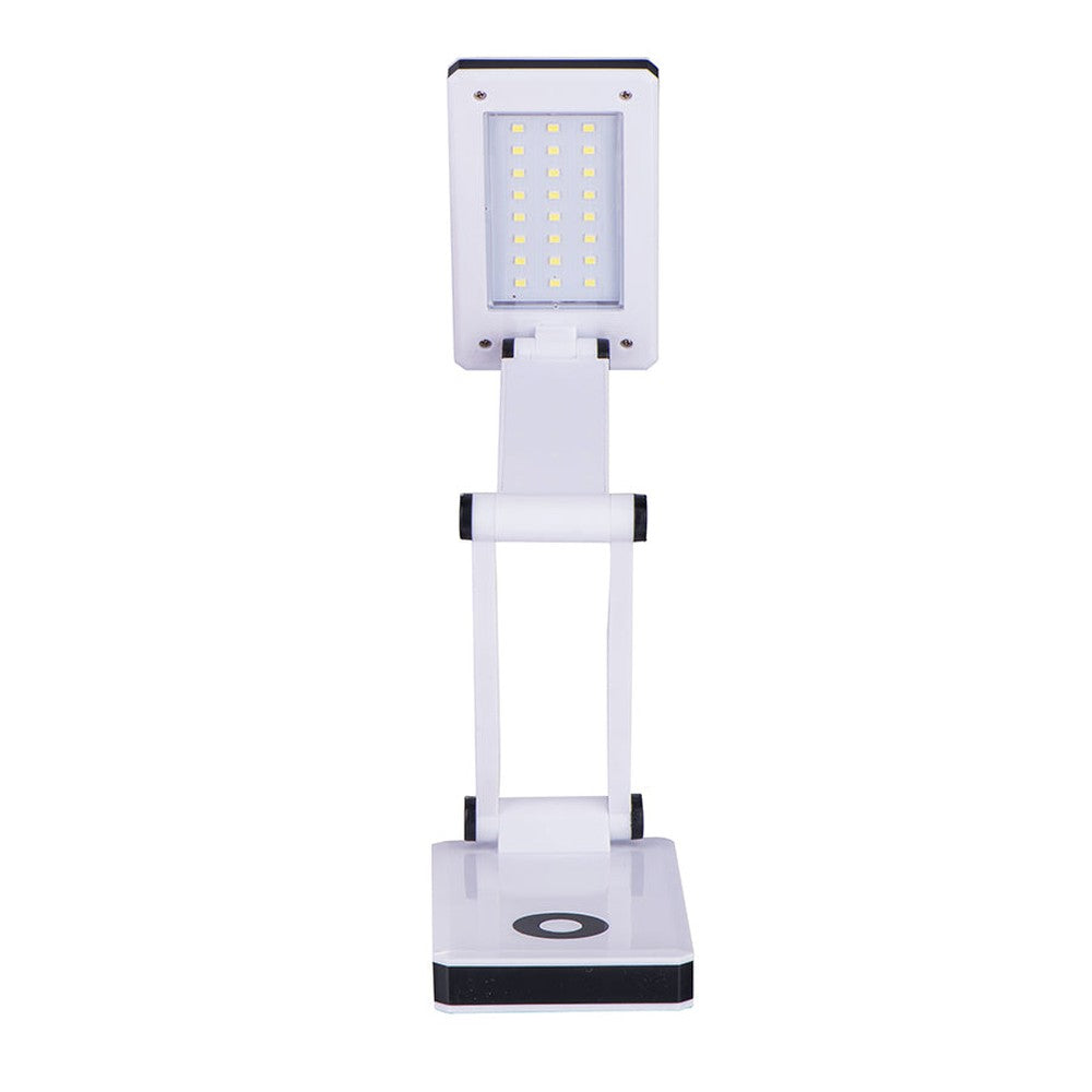 Lampe de bureau pliable DEL - Blanc