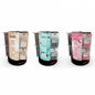 Hero shot of SHARP EL760-Displays countertop unit showing three marbled variations.