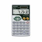 Sharp EL344R calculator with metric conversions and large display, isolated hero shot.