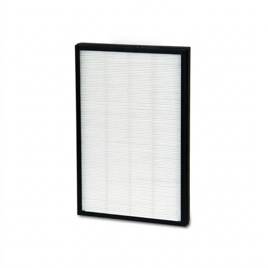 A high-resolution, centered view of the SHARP FZ-F50HFU 2-in-1 HEPA filter on a pure white background.