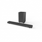Pure high-resolution hero shot of SHARP HT-SBW53121 3.1.2 soundbar & subwoofer on a white background.