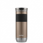 Pure high-resolution hero shot: Contigo Byron 2.0 Brown Sugar travel mug on white background.