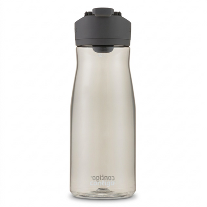 High-resolution pure white backgound product shot of the 32oz charcoal-tinted Contigo Cortland 2.0.