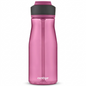 Contigo 32 oz Autospout Ashland 2.0 water bottle in Azalea and grey with a pure white background.