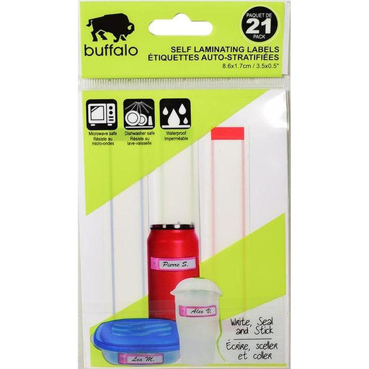 21 PCS Labels Self-Laminating