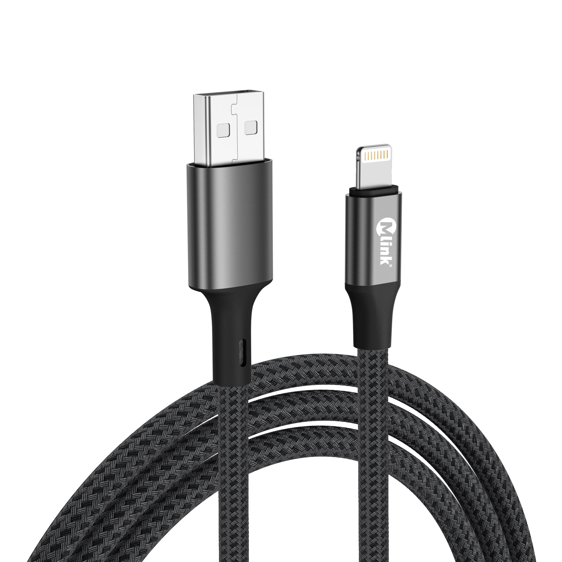 Câble tressé Lightning à USB PD20W 5V/2.4A à charge rapide de qualité supérieur