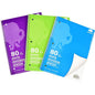80 Pages 1/4" Quad Ruled Notebook