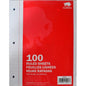100 Ruled Sheets
