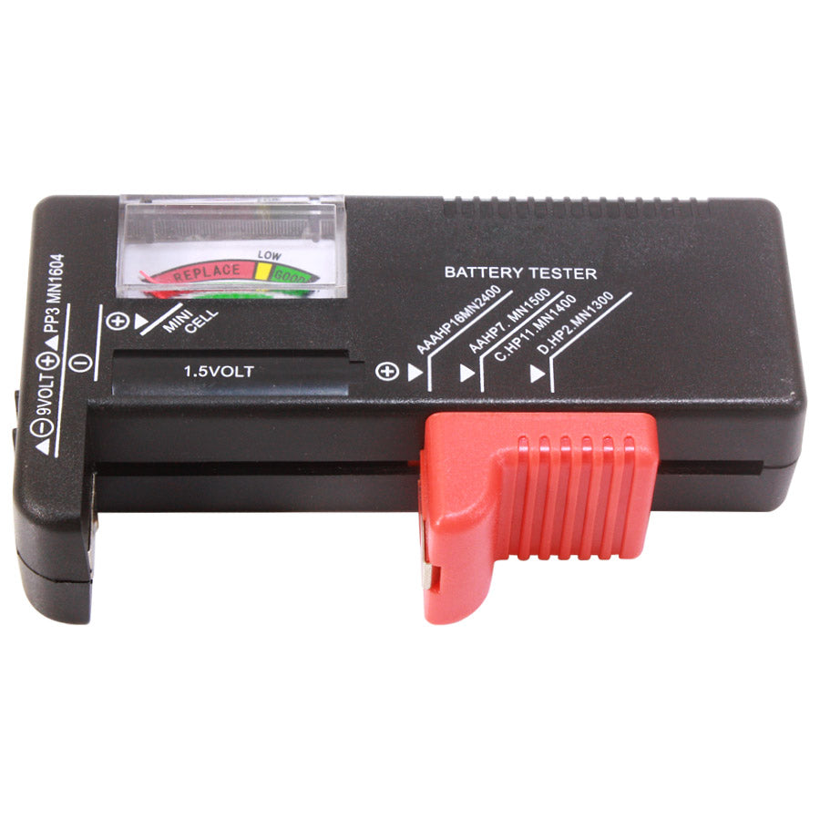 Testeur analogique pour pile 1.5 V et 9 V