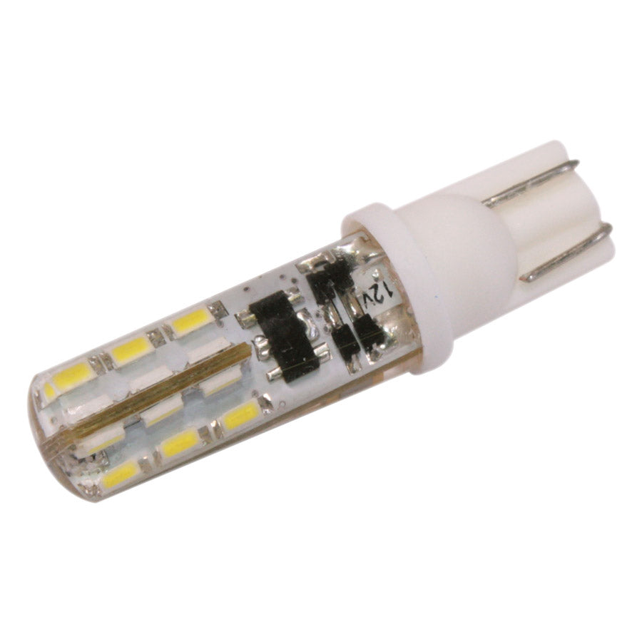 Ampoule DEL haute intensité - 12 V - T10 - 2 W - 6500 K