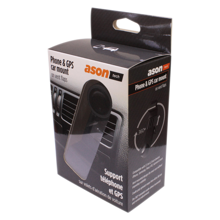 Support de téléphone portable/GPS pour grille d′aération de véhicule