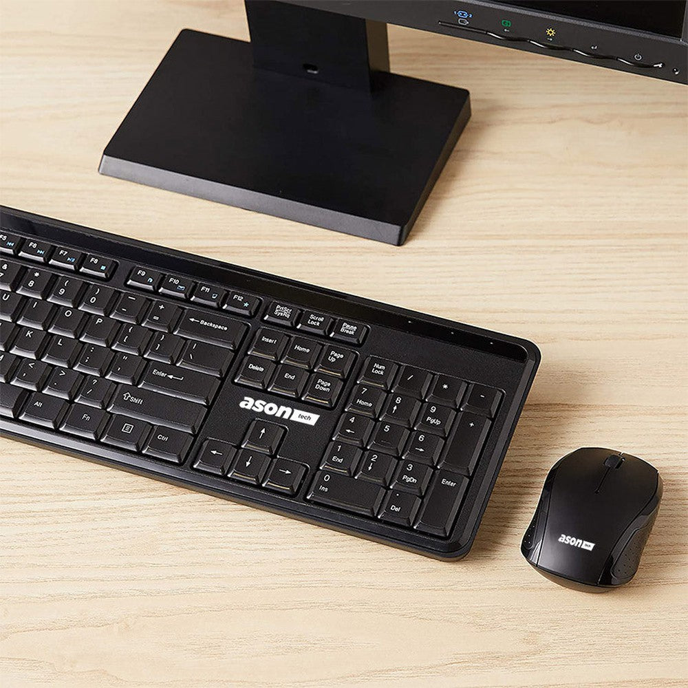 Ensemble de clavier et souris sans fil à 4 boutons