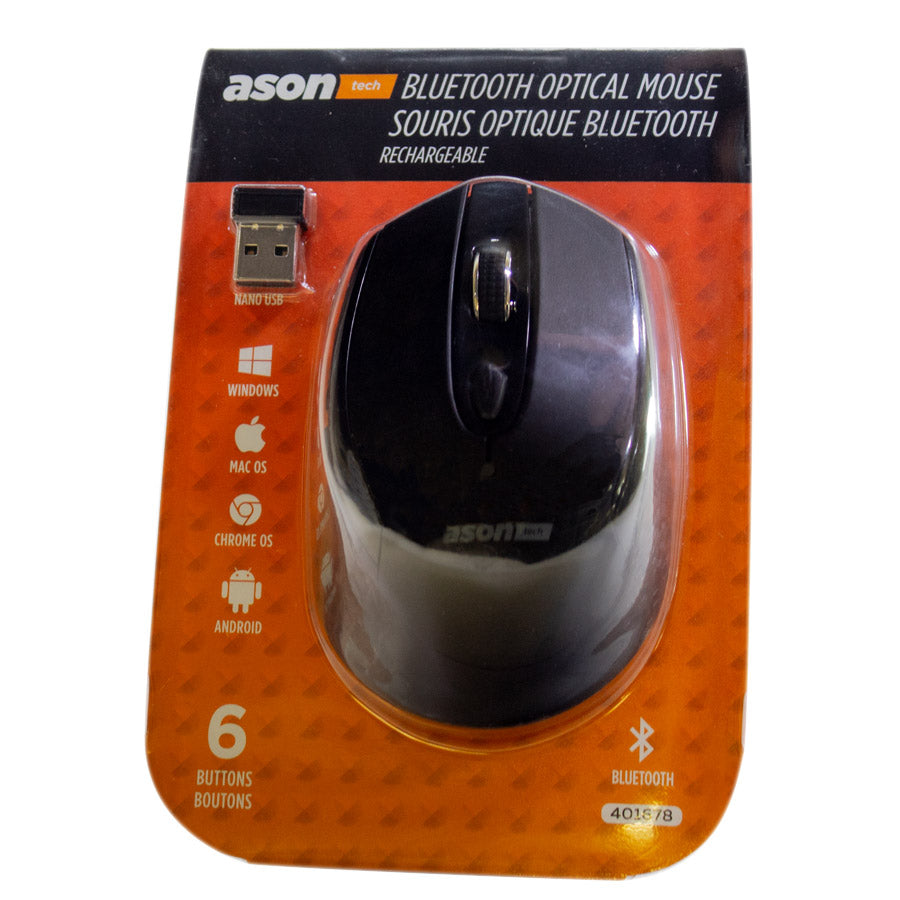 Souris optique sans fil Bluetooth à 6 boutons - 1600 DPI