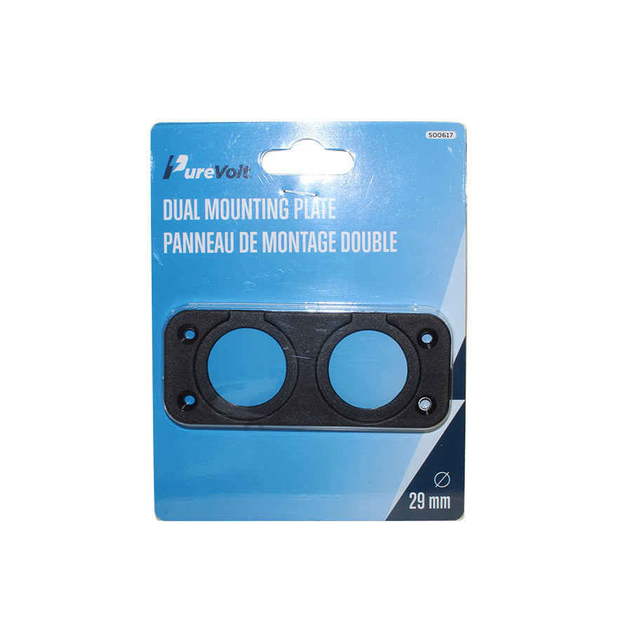 Plaque de prise double - 29mm