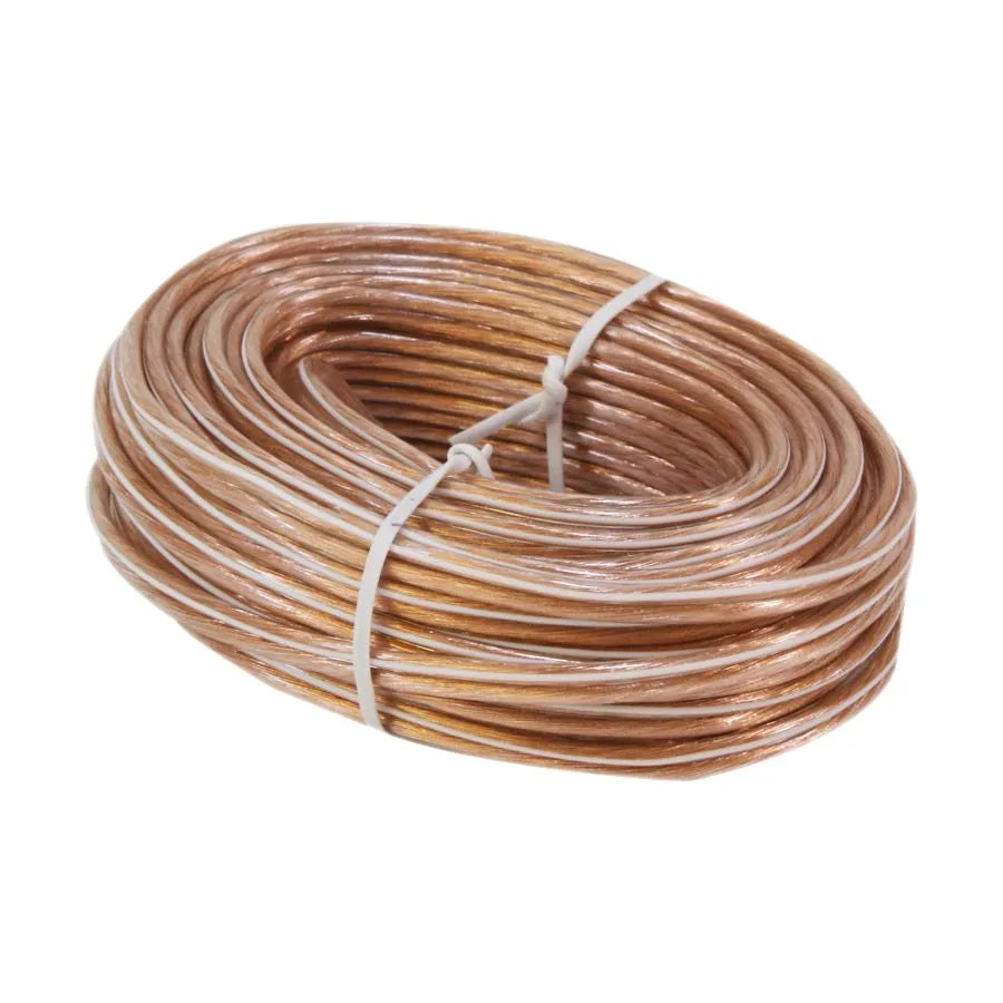 Fil à haut-parleur 2c/18 AWG - Claire - 9.1 m