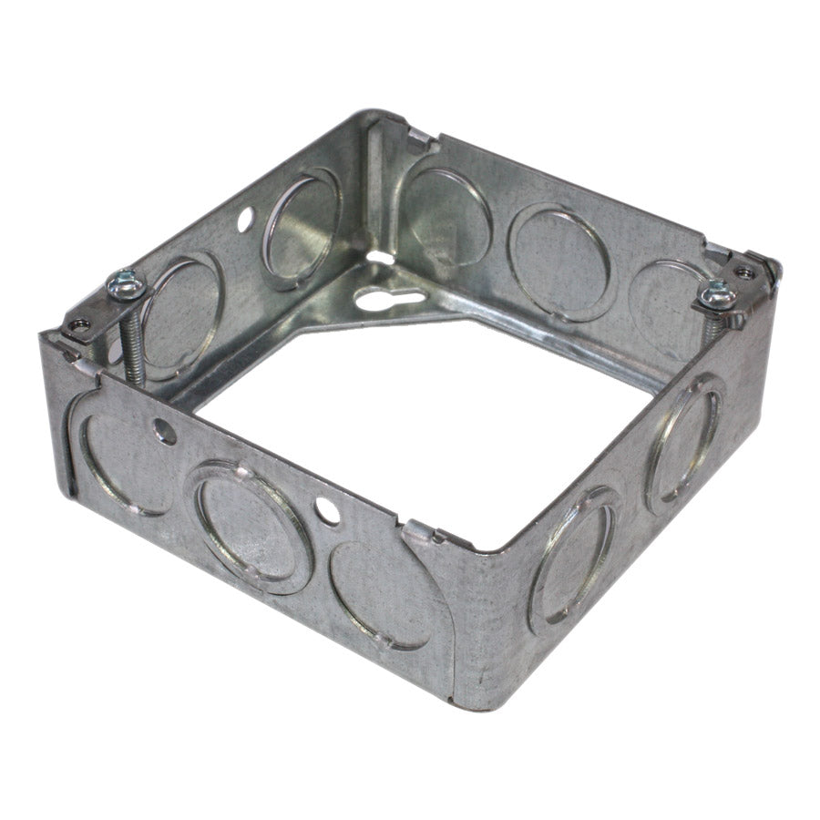 Rallonge de boîte carré en métal de 4″