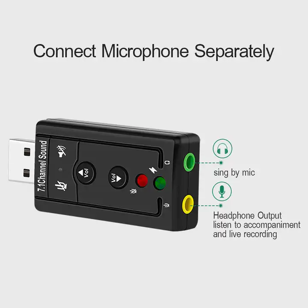 Carte de son USB virtuelle 7.1