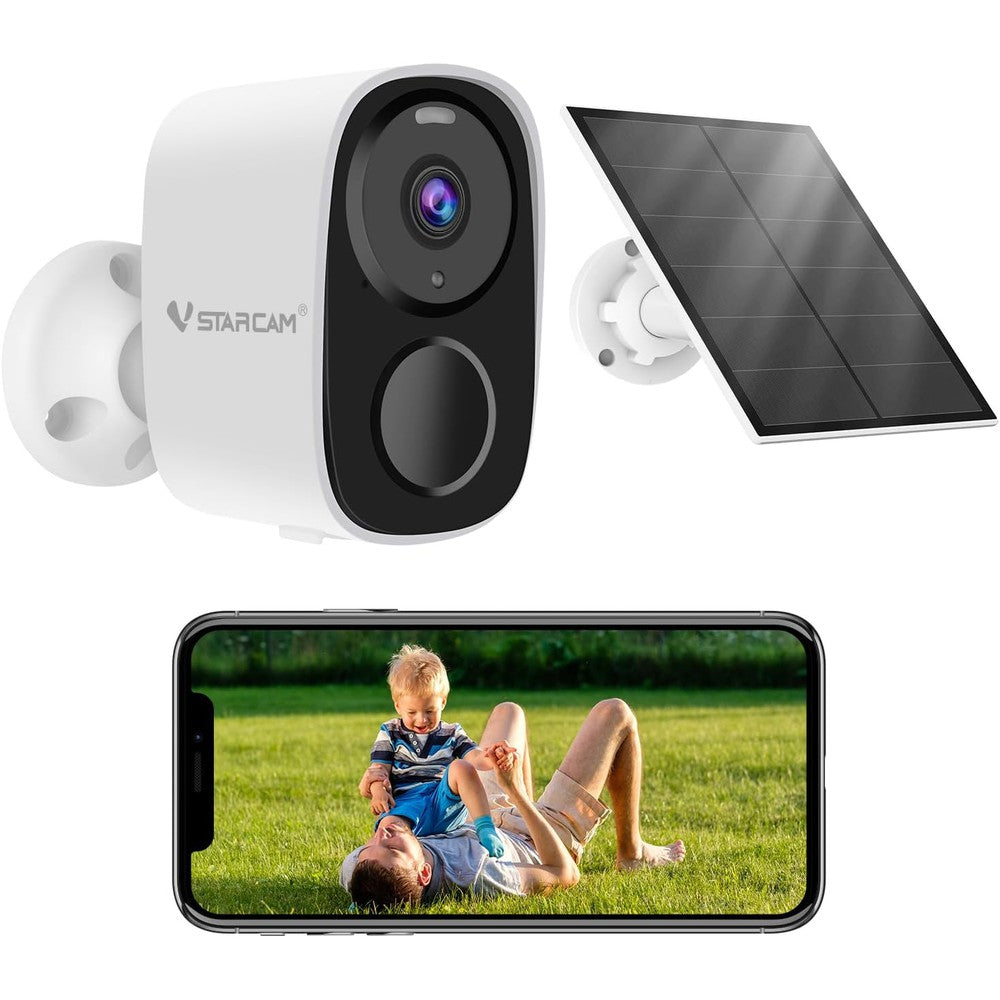 Caméra intelligente IP HD 1080P VStarcam CB54-TZ avec panneau solaire