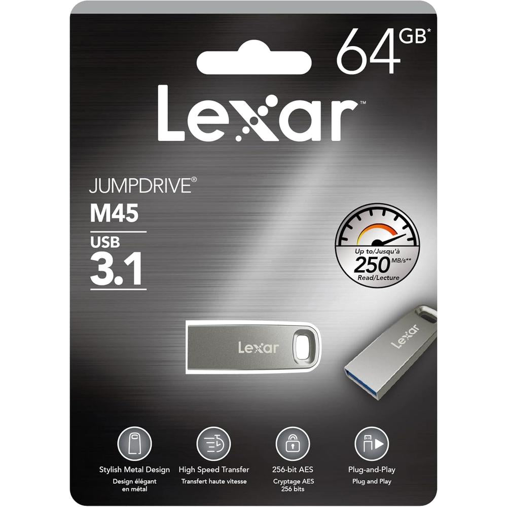 Clé USB 3.1 LEXAR M45 - 64 Go
