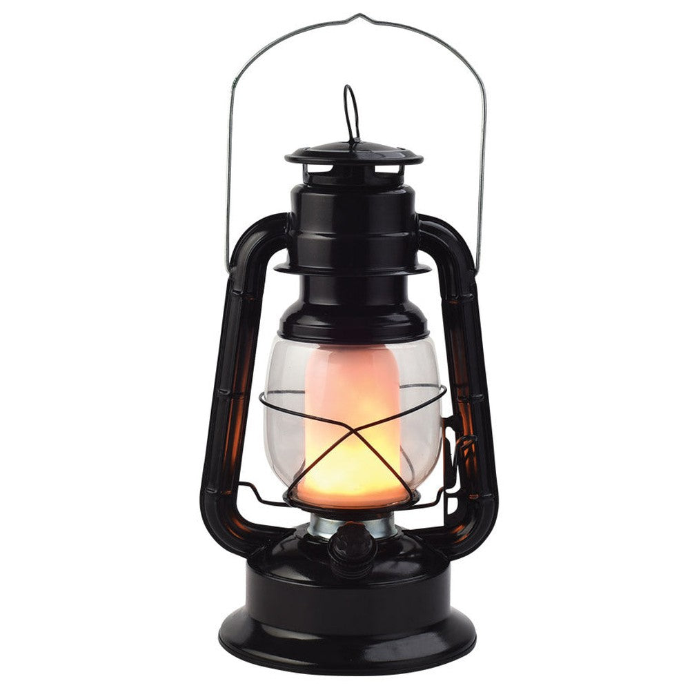 Lanterne DEL à effet de flamme - 28cm