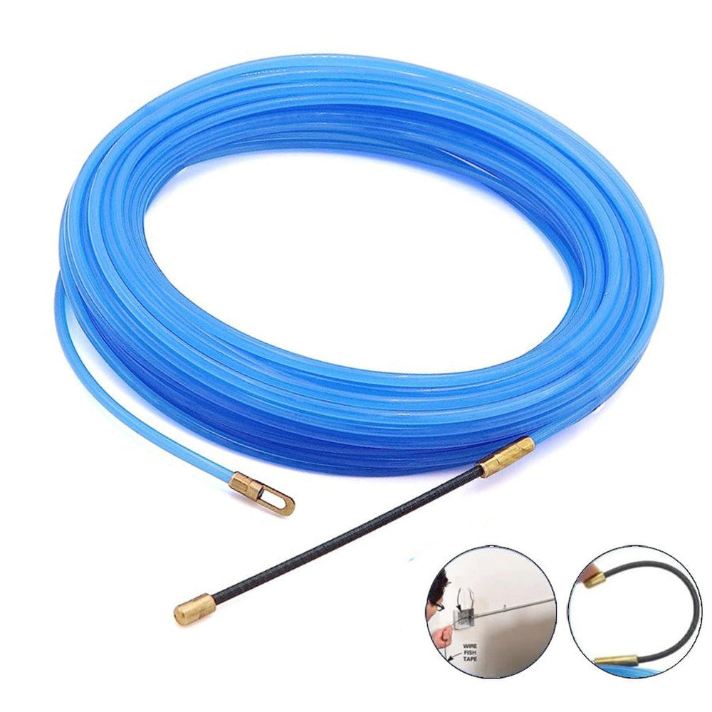 Tire-fil en nylon - 4 mm X 10 m - Bleu