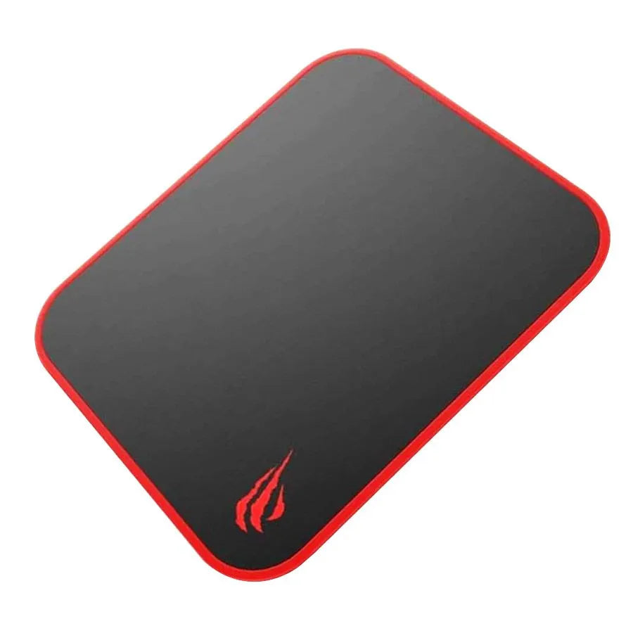 Tapis de souris de jeu - 25 cm x 21 cm - Noir et rouge