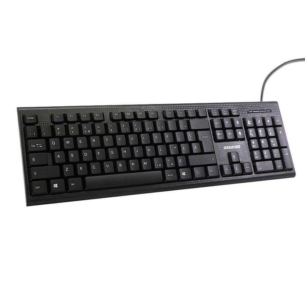 Clavier avec fil - USB - 104 touches