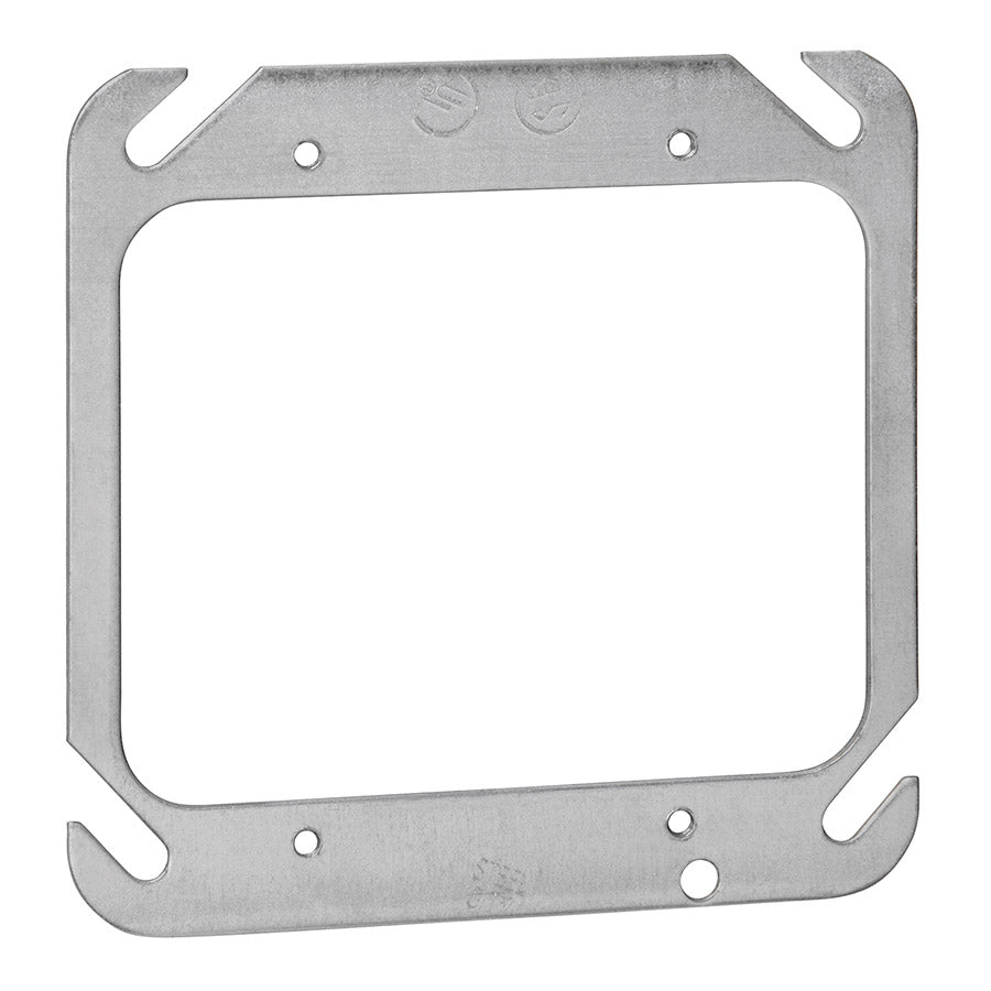 Couvercle carré de boîte électrique pour 2 dispositifs - 4″