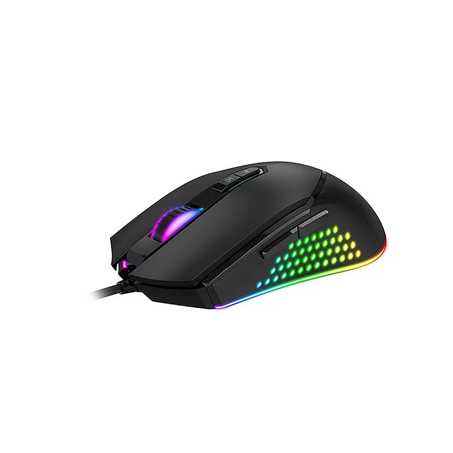 Souris de jeux rétroéclairée avec fil à 7 boutons - 7000 DPI - USB