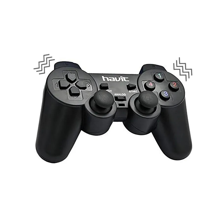 Manette de jeu vibrante pour ordinateur - USB